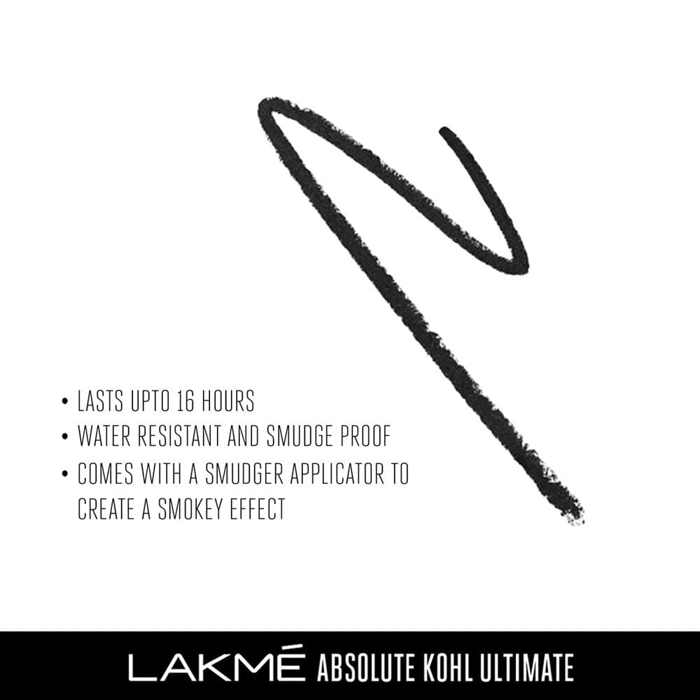 Lakme Absolute Ultimate Kohl Kajal - Black (1.2g) 3