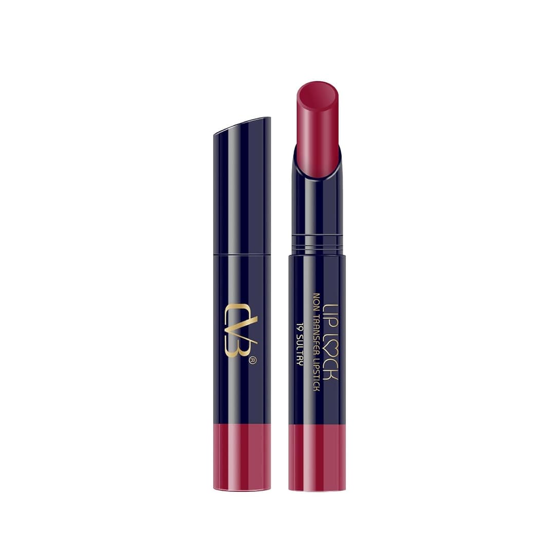 CVB 04 Brave red Lip Lock No Transfer Matte Lipstick Waterproof and Full-Pigmente Transfer-Proof Smudge-Proof Lip Colour Ratings 