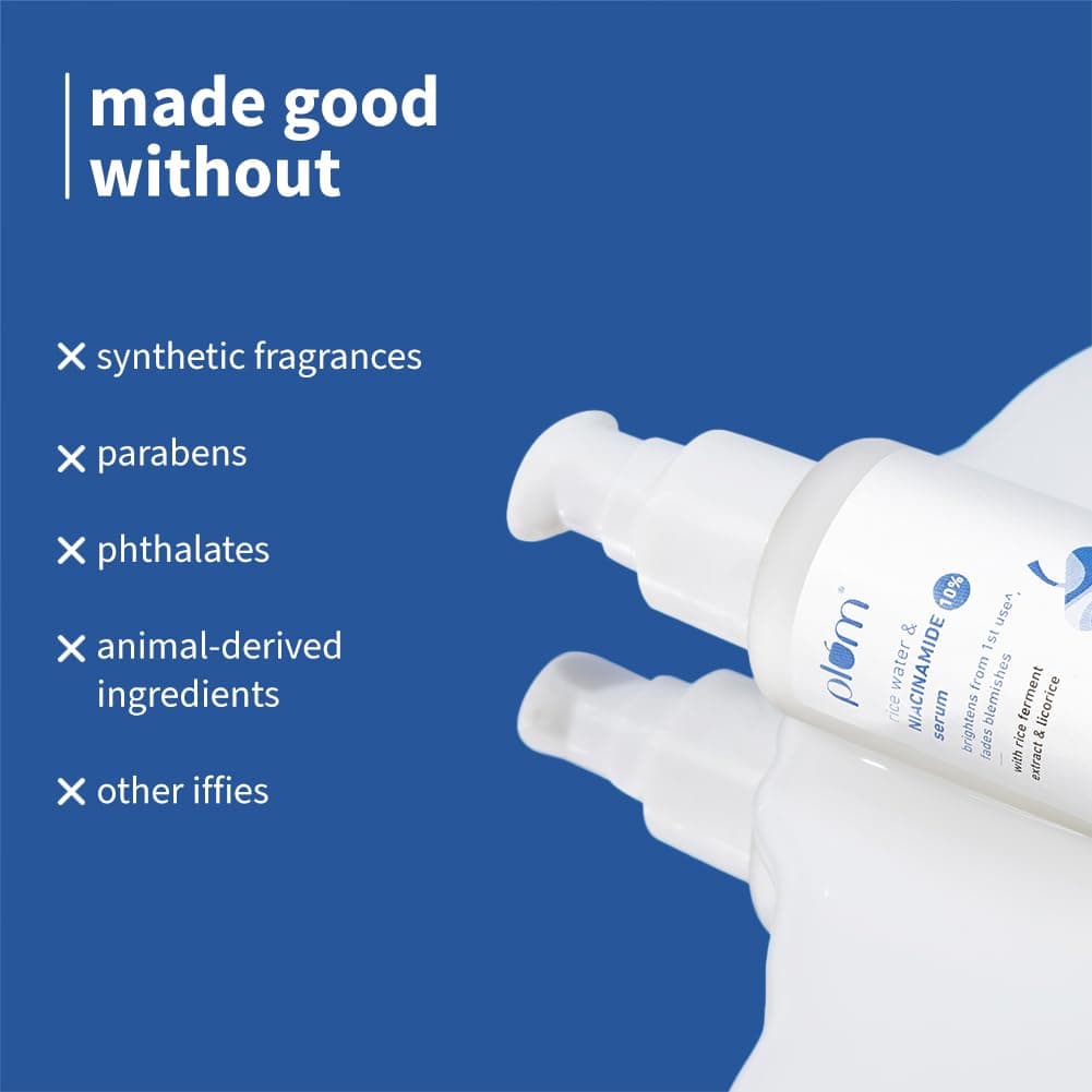 Plum 10% Niacinamide Serum with Rice Water  6