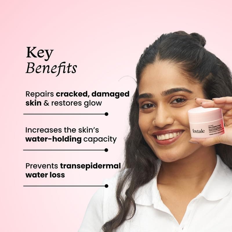 Foxtale Skin Repair Cream With Olive Leaf Extract, Provitamin B5 & Niacinamide (50g) 1