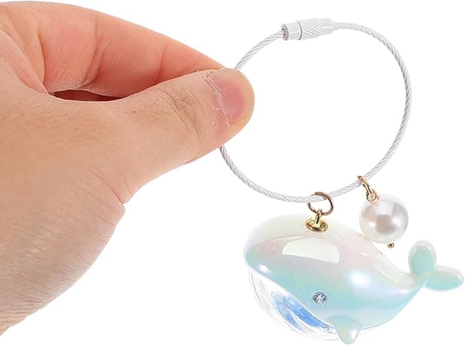 Dolphin Keychain, Cute Whale Keychain  2