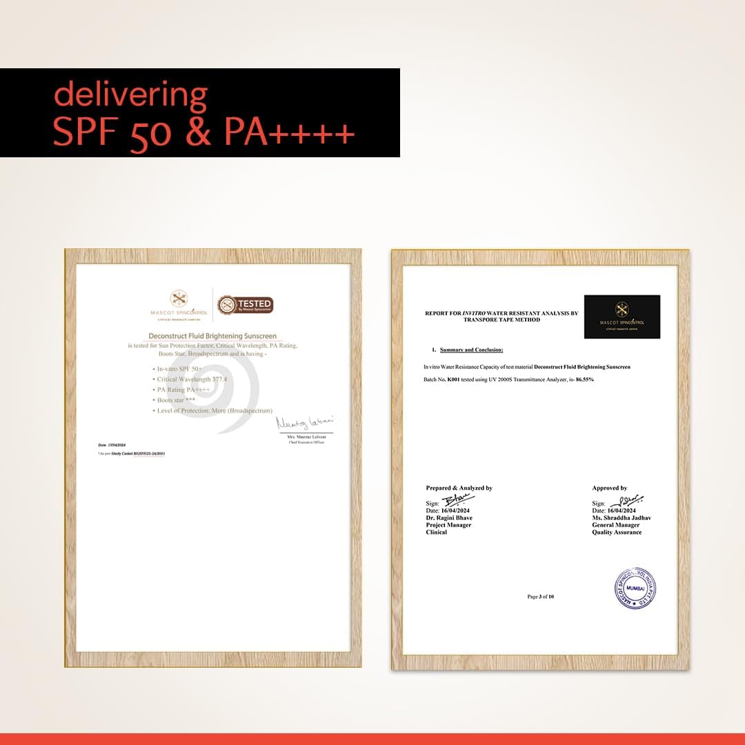 Deconstruct Brightening Sunscreen  4