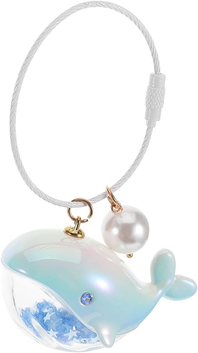 Dolphin Keychain, Cute Whale Keychain  3