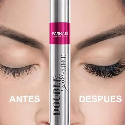 FARMASi Double Lash Extend Mascara, 2-Step Special Brush for Lengthening & Volumizing, False Lash Effect, Buildable Formula, No Clumping, Defines & Multiplies Eyelashes, Black, 0.41 fl oz (Pack of 2) 4