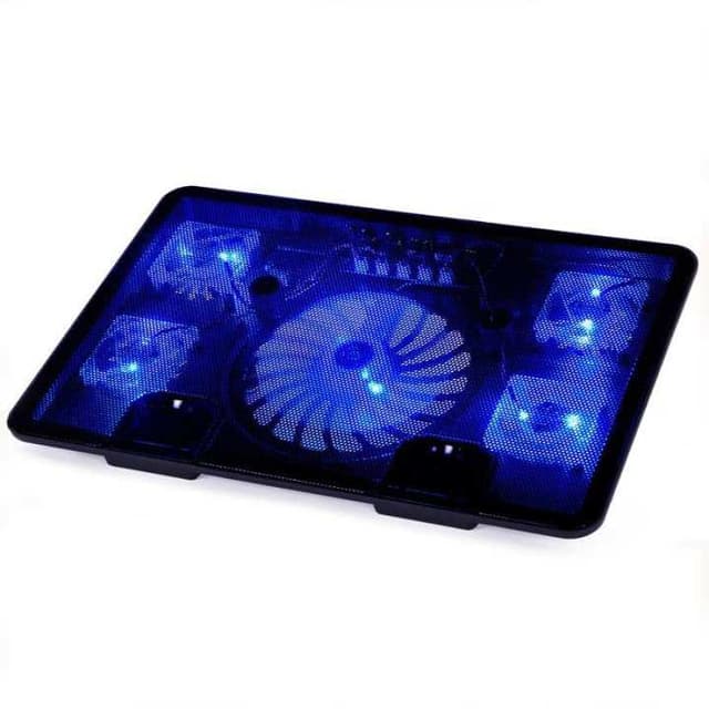 Gigaware Laptop Cooling Fan with 5 Fans and LED Laptop Cooler
