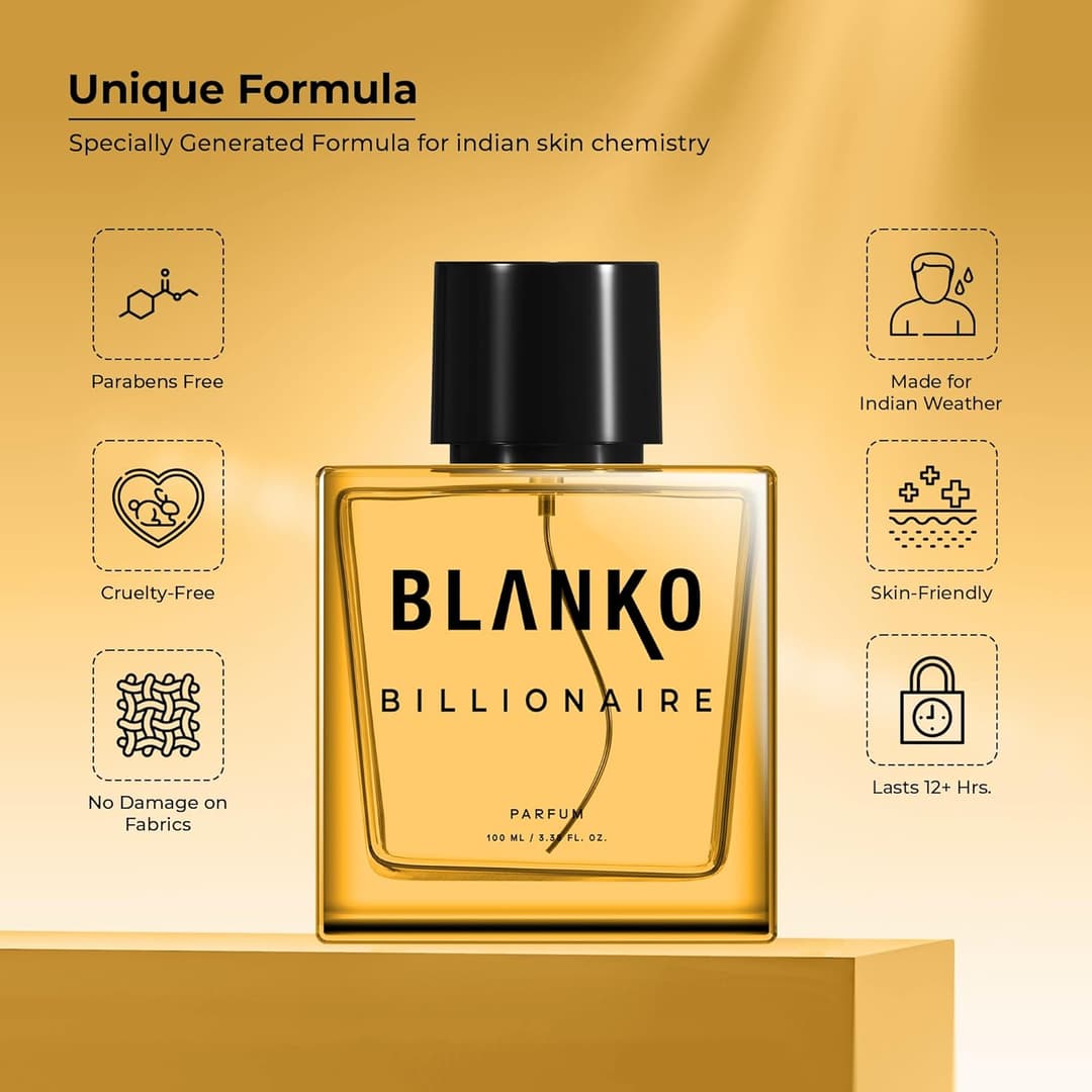 Blanko Billionaire Parfum For Men 100ml | Long Lasting Luxury Perfume For Men 1
