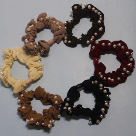 Super Korean hair Rubber Band for Girls ( Pack of 6 ) 2