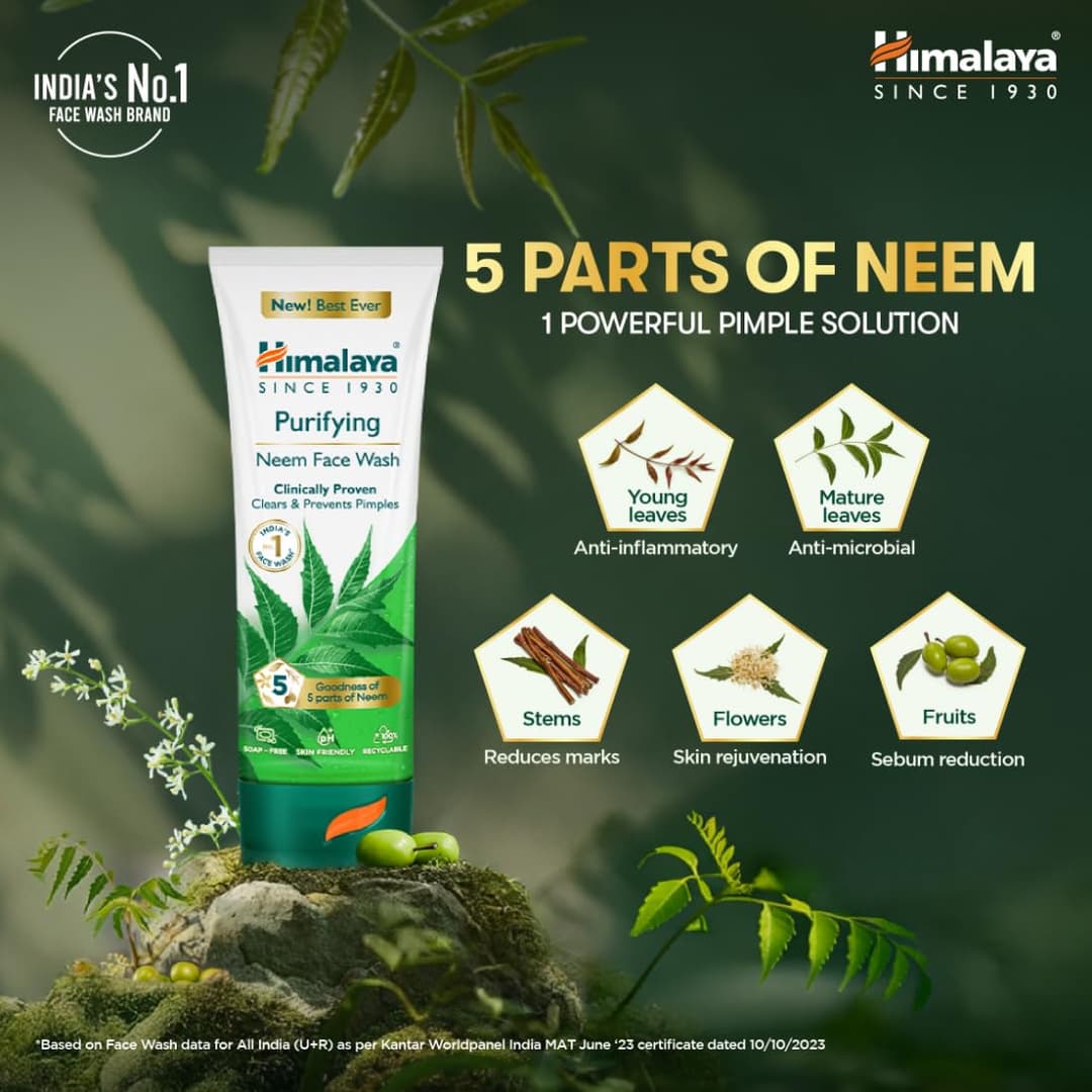 Himalaya Herbals Purifying Neem Face Wash - 400ml 3