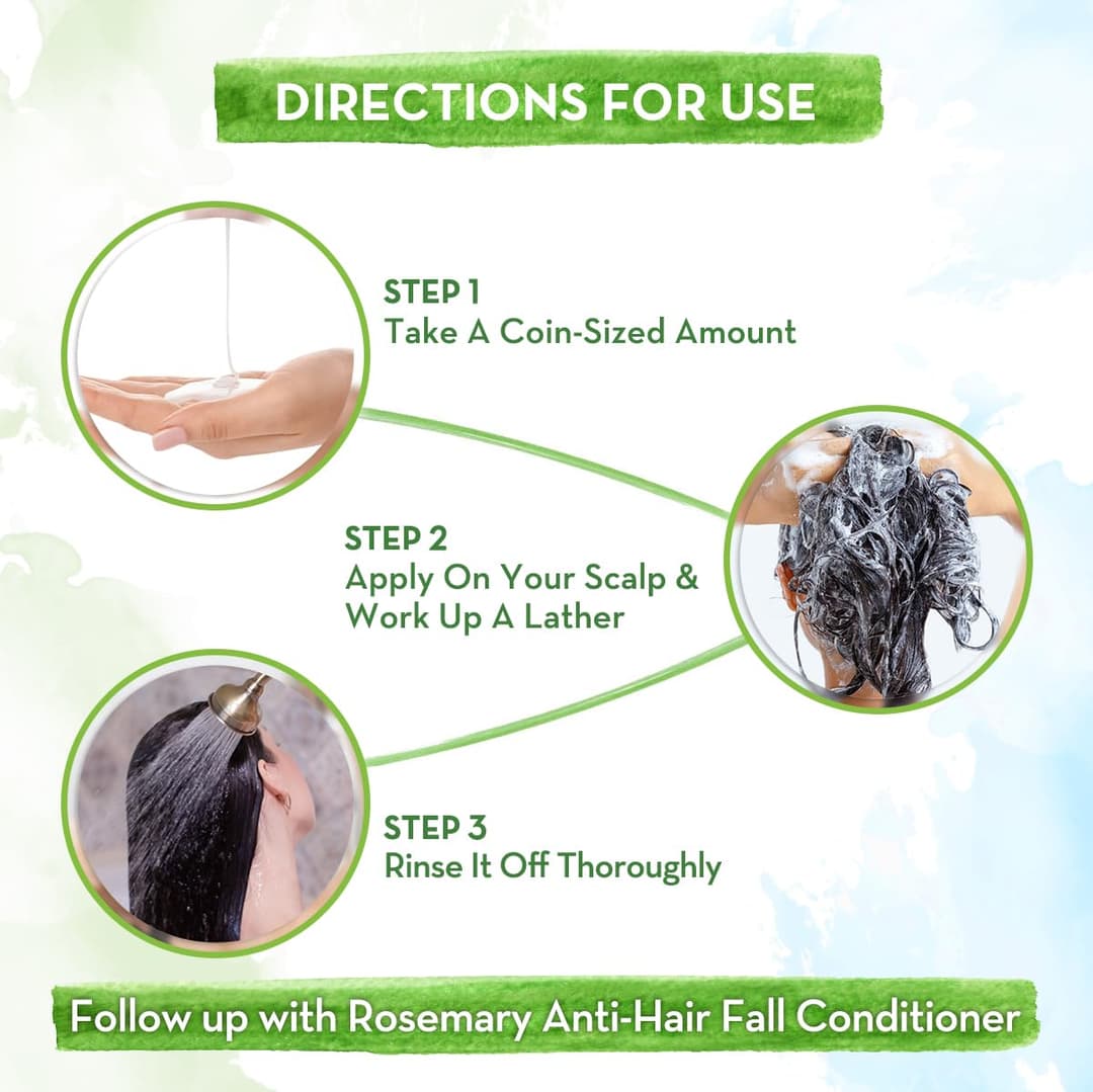 MammaEarth Rosemary Anti-Hair Fall Shampoo with Rosemary & Methi Dana 5