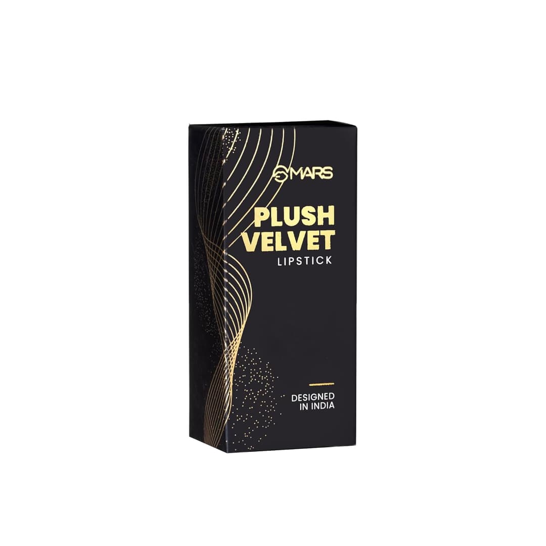 MARS Plush Velvet Creamy Matte Lipstick for women | Smooth Glide | One Swipe Pigmentation | Non-Drying and Creamy Formula | Rich and Vibrant Color | 5