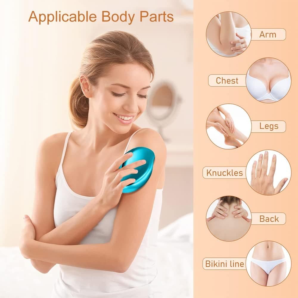 Nano Hair Remover, Reusable Hair Removal Without Shaving Crystal Hair Remover 2