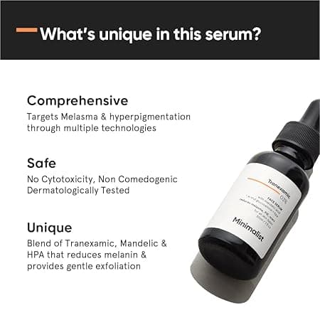 Minimalist 3% Tranexamic Acid Serum for Brighter, Clearer Skin | 30 ml 2