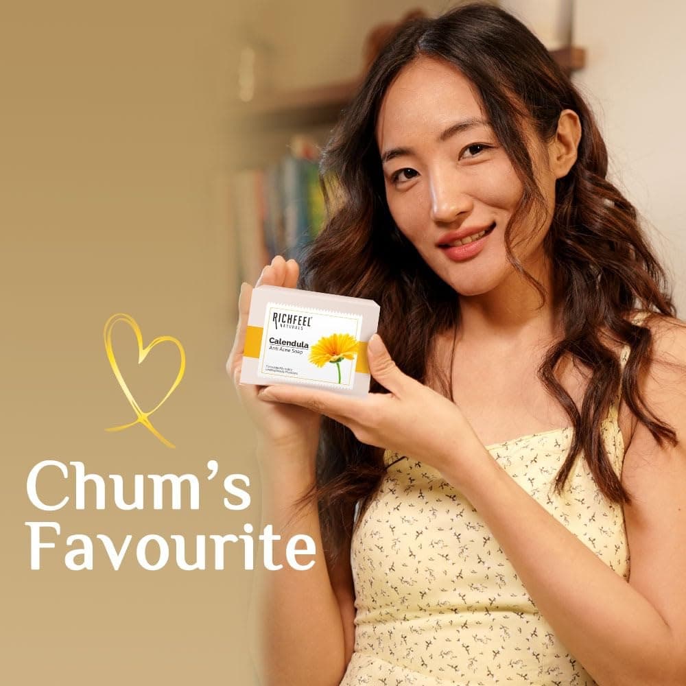 Richfeel Calendula Anti Acne Soap  4