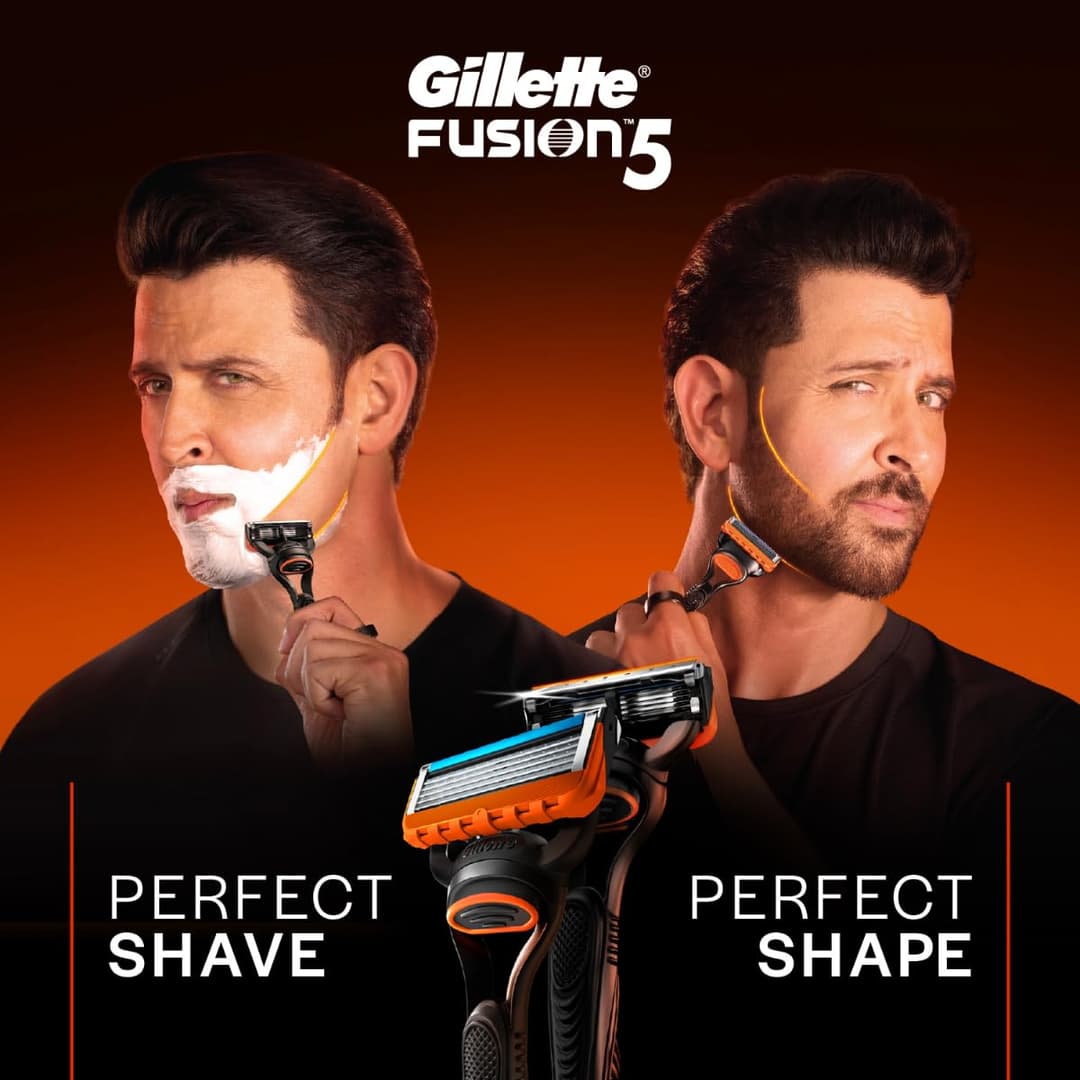 Gillette Fusion Manual Razor Handle with Blade 6