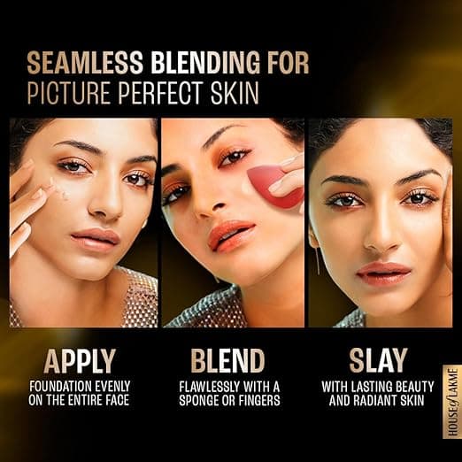 Lakme Ultimate Glam Foundation, Shade 02 2