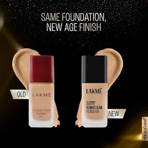 Lakme Ultimate Glam Foundation, Shade 02 3