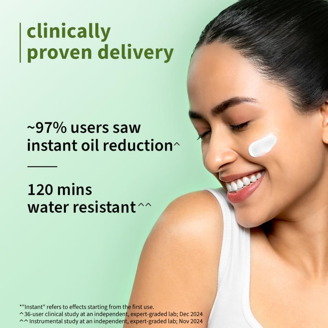 Plum Green Tea & Zinc Super Matte Sunscreen Gel SPF 50 PA++++ (50g) 1