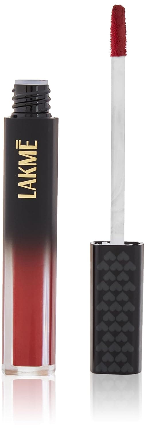 Lakme Xtraordin-Airy Velvet Matte Lip Mousse - Love Me Red 