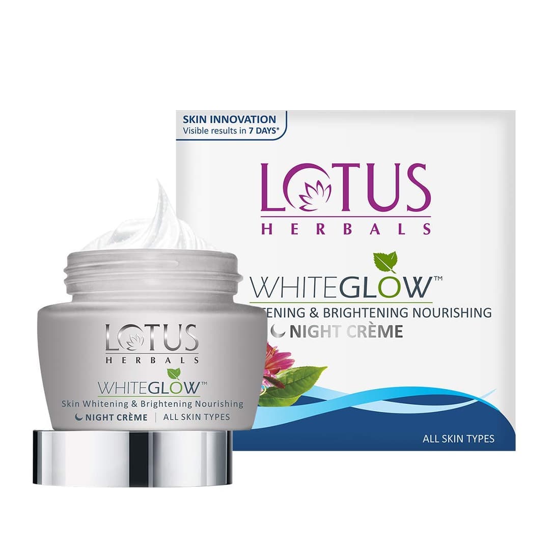 L0TUS HERBALS WhiteGlow Skin Nourishing Night Creme  1