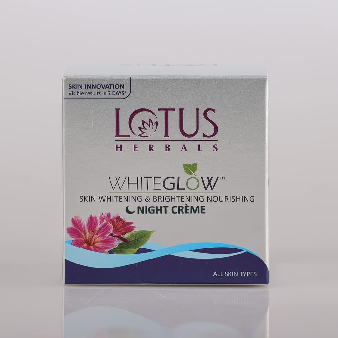 L0TUS HERBALS WhiteGlow Skin Nourishing Night Creme  3