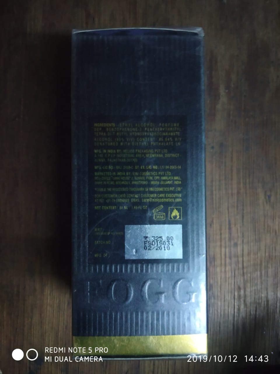 F0GG Scent EDP for Men - Discover  2