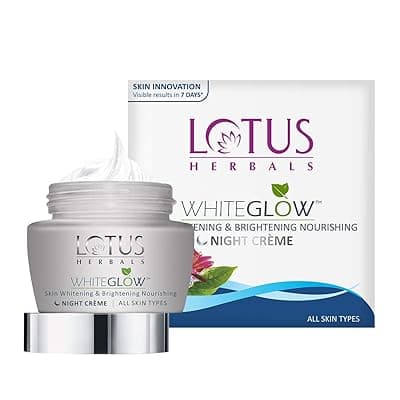 L0TUS HERBALS WhiteGlow Skin Nourishing Night Creme  1