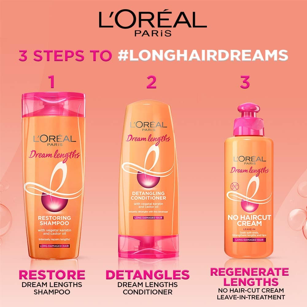 LOreal Paris Dream Lengths Restoring Shampoo - 650 ml 4