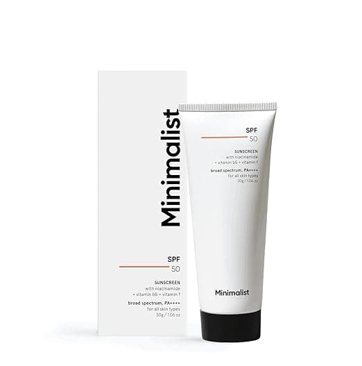 Minimalist Sunscreen SPF 50 PA+++ with Niacinamide & Multi-Vitamins 
