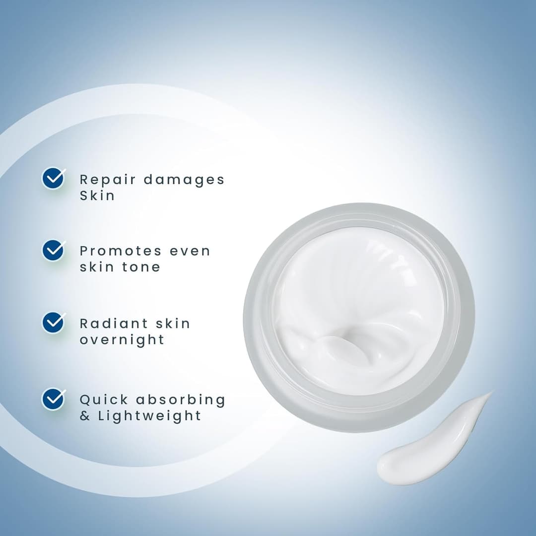 L0TUS HERBALS WhiteGlow Skin Nourishing Night Creme  5