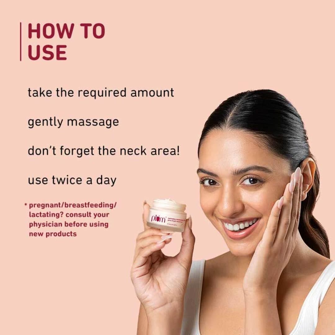 Plum Saffron & Kumkumadi Oil SPF 35 Daily Glow Bright Moisturizing Cream 50g | Quick-Absorbing Day Cream to Brighten Skin, Enhance Glow | UVA/UVB Protection | All Skin Types | Women & Men 4