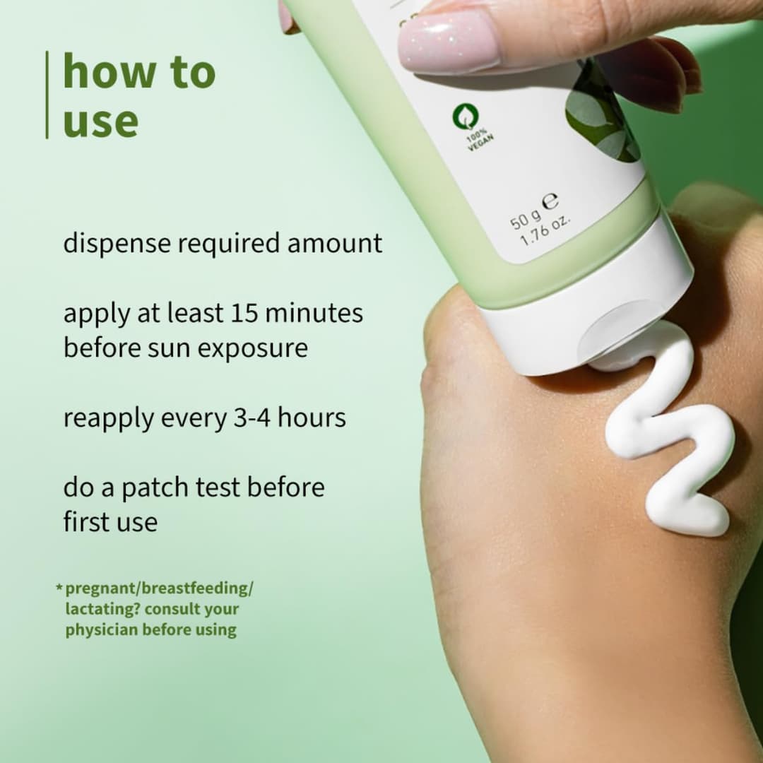 Plum Green Tea & Zinc Super Matte Sunscreen Gel SPF 50 PA++++ (50g) 5