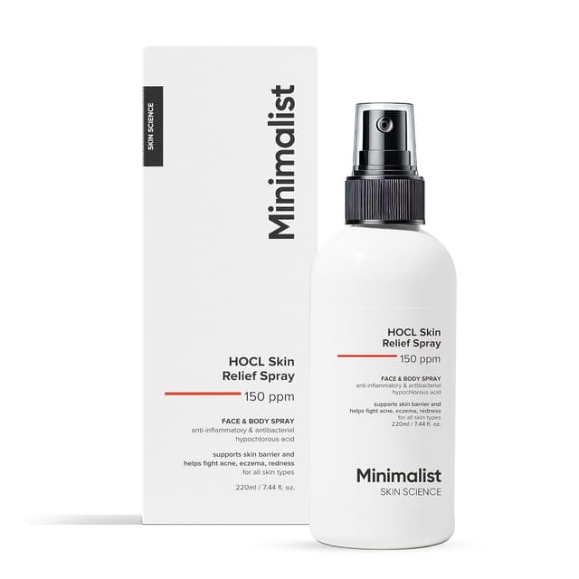 Minimalist Anti-Acne HOCL Face & Body Spray For Skin Relief 