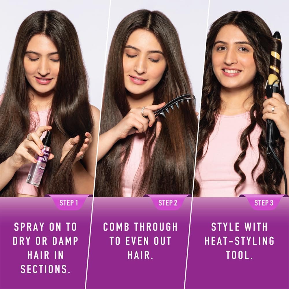 StreaxHeat Protection Hair Spray (100ml) 4