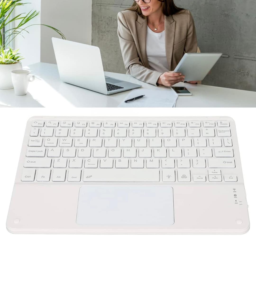 Mini Wireless Keyboard Mouse Combo And Touchpad Keyboard 2