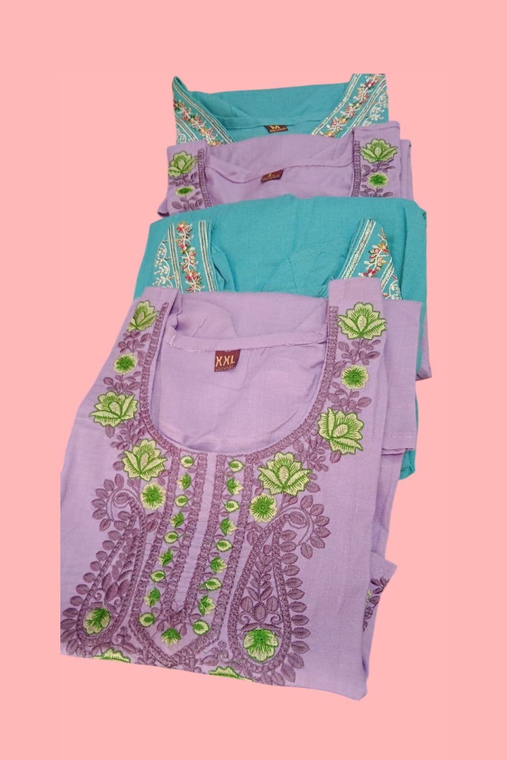 Women Nighty skyblue, Nightdress Nighty Gown for Women, Cotton Blend Nighty 3