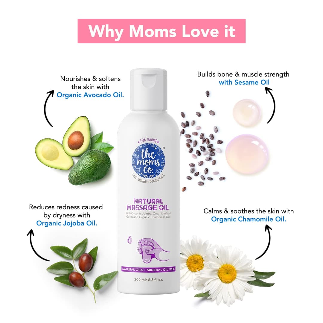 Natural Baby Massage Oil  3