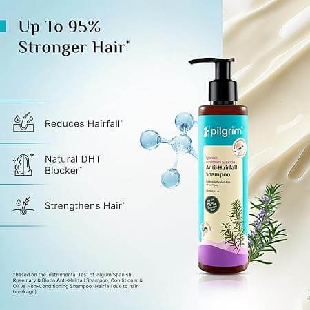 Pilgrim Spanish Rosemary & Biotin Anti Hairfall Shampoo 200ml  2