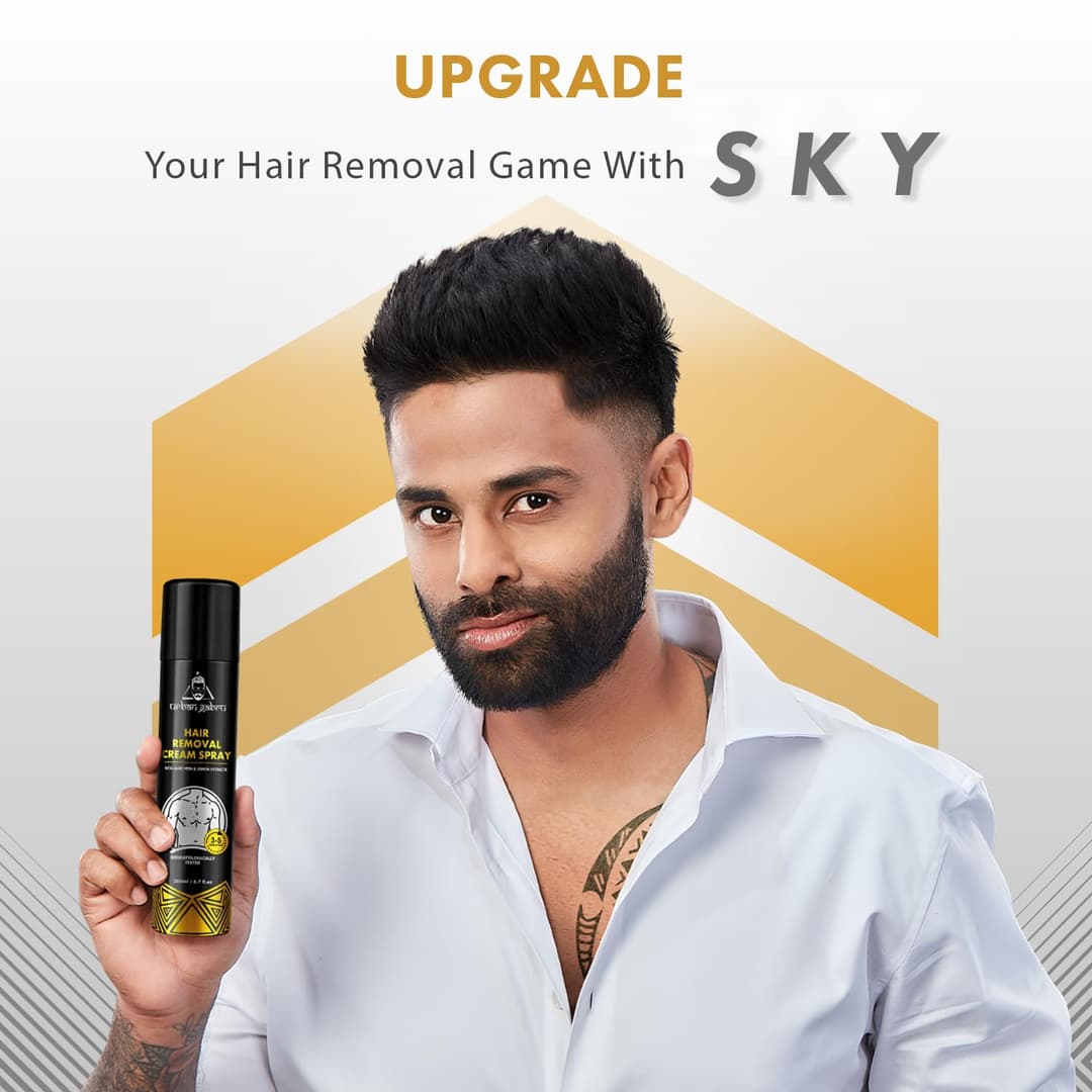 urbangabru Men Hair Removal Cream Spray 200m 1