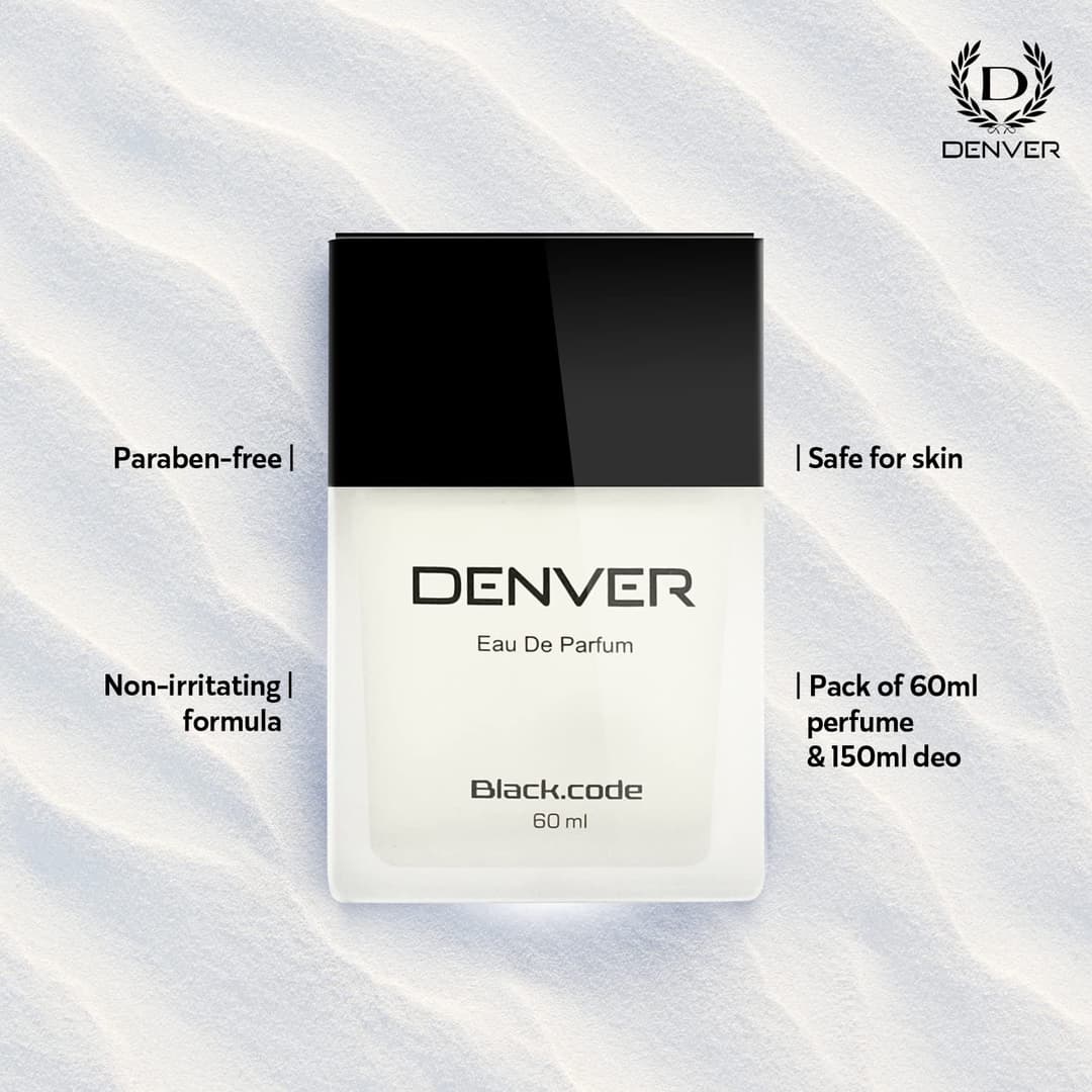 Denver Sporting Club Black Code Perfume and Deo Combo Set 4