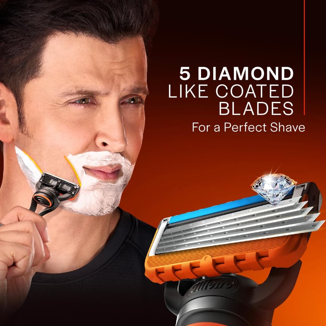 Gillette Fusion Manual Razor Handle with Blade 5