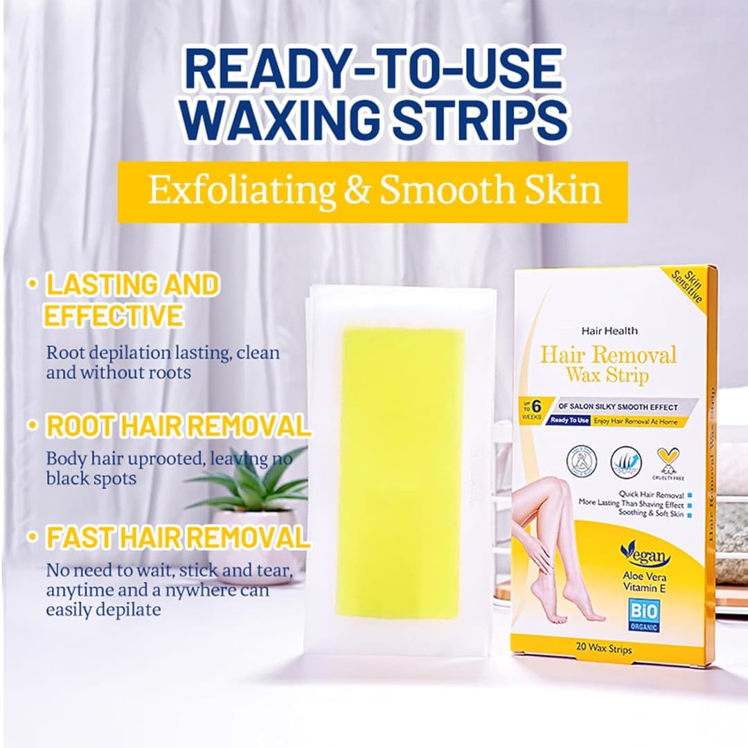 Disaar Hair Health Hair Removal Wax Strip 20 Pcs ( 10Pair ) 4