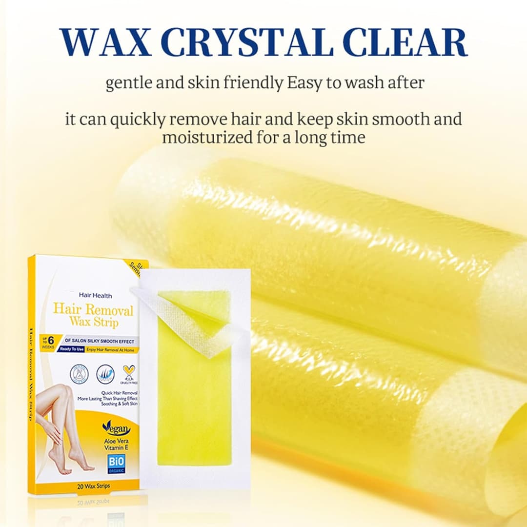 Disaar Hair Health Hair Removal Wax Strip 20 Pcs ( 10Pair ) 1