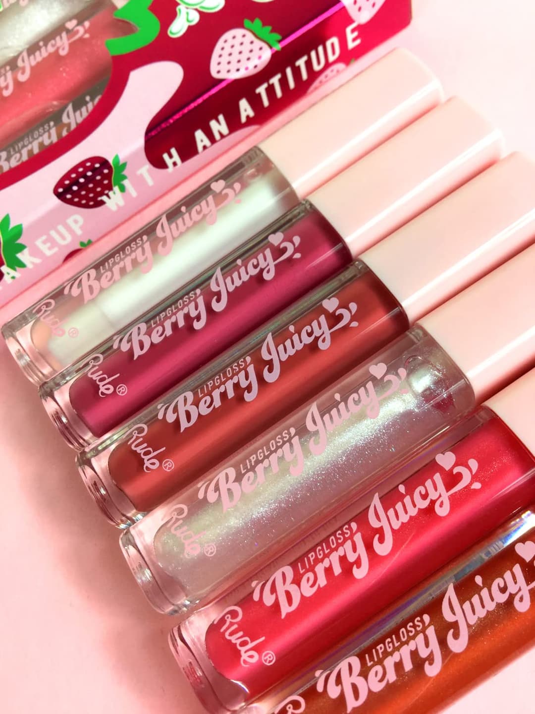 Rude Cosmetics Berry Juicy Lip Gloss - Nudist 1