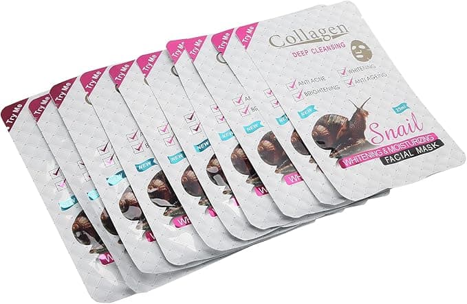  Collagen Snail Deep Cleansing Facial Mask, 2Pcs 3