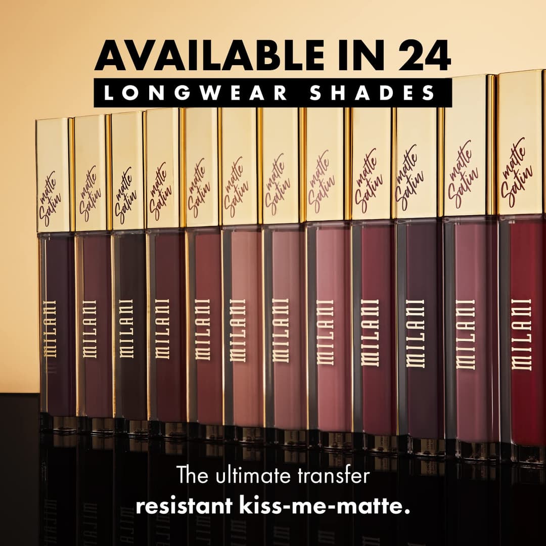 Milani Amore Matte Lip Creme – 15 Gorgeous 6ml With Free Lipliner By Genuine Collection 6