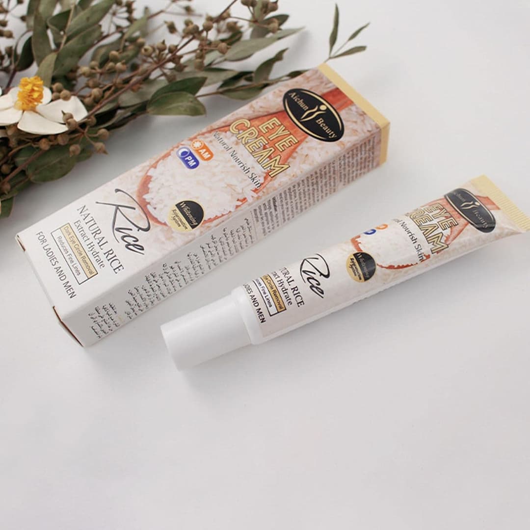 Aichun Beauty Rice Extract Eye Cream for Dark Circles and Eye Puffiness (25ml) 1