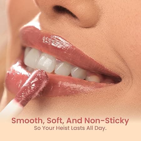 Swiss Beauty Moist Heist Tinted Lip Gloss | Colour + Shine | Moisturises | With Vitamin E | Non-Sticky | Long-Lasting | Shade- 4. Brown Scheme, 4.8g 4