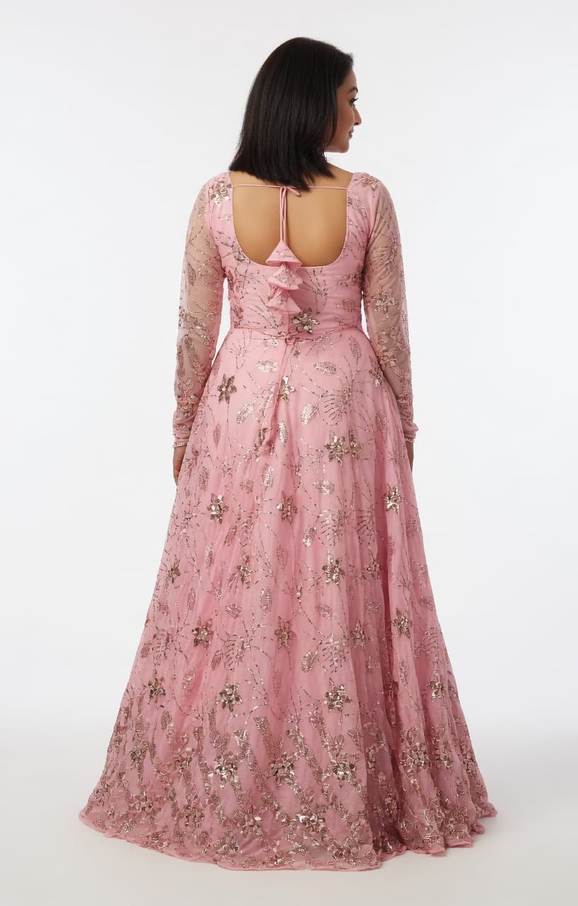 Mrs vogue Nepal beauty queen Gown for Girls 6