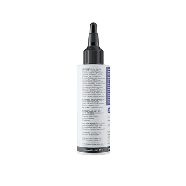 Bare Anatomy Nature x Science Rosemary and Hibiscus Hair Growth Oil for Women & Men | Helps Hair Growth & Strengthens Hair | Nourishes Scalp & Controls Hair Fall | Suitable for All Hair Types | 100 ml