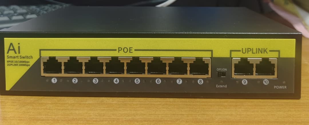 10 PORT STANDARD POE SWITCHES MODEL: X1010B 1